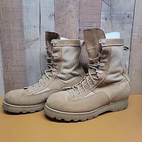 Mcrae Other - McRae Coyote Desert Tan Suede Leather GoreTex Vibram Lace-up Combat Work Boots